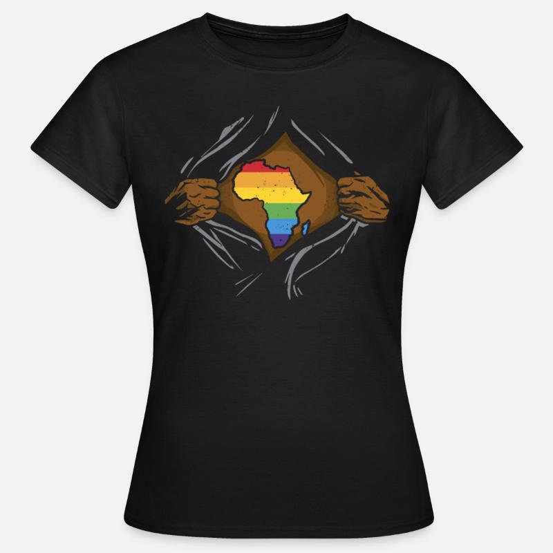 Juneteenth Lgbt Proud Flag Rainbow Black - Women's T-Shirt - black