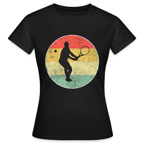 Tennis Tennisspieler Retro - Frauen T-Shirt