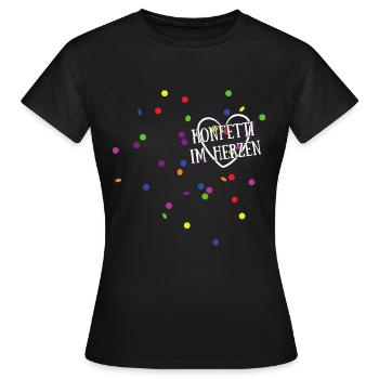 Karneval Ersatz Kostüm Fasching Outfit - Frauen T-Shirt - Schwarz - Vorne - AI Model Female 172 dark (172cm)