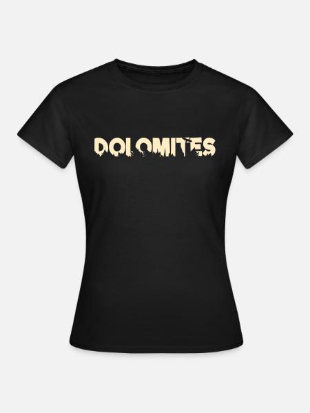 dolomites - T-shirt Femme - noir