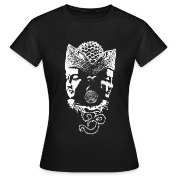 Shiva Buddha Om Enfant Noir Femme Enfant - T-shirt Femme - noir - Devant - AI Model Female 172 dark (172cm)