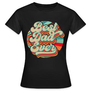 Meilleur cadeau de papa de la fête des pères - T-shirt Femme - noir - Devant - AI Model Female 172 dark (172cm)