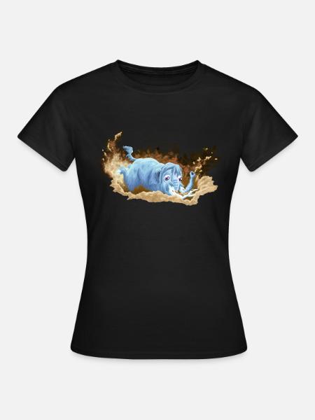 Mammouth-taupe - T-shirt Femme - noir