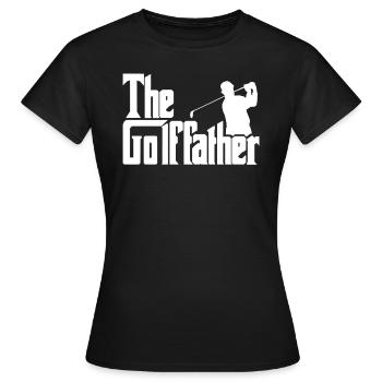 Cadeau drôle de golfeur - T-shirt Femme - noir - Devant - AI Model Female 172 dark (172cm)