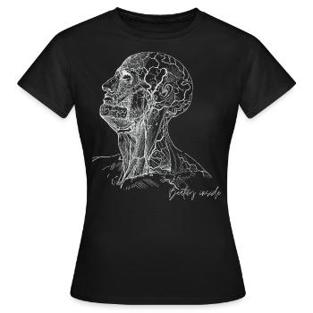 Beauty inside - Frauen T-Shirt - Schwarz - Vorne - AI Model Female 172 dark (172cm)