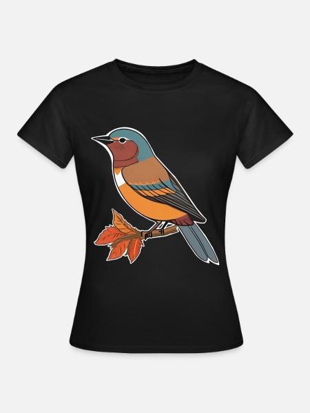 Fantasievogel - Frauen T-Shirt - Schwarz
