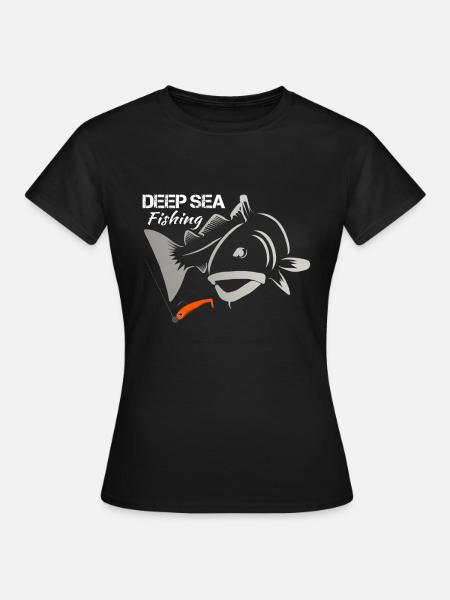 Cod fishing - sea fishing - Women's T-Shirt - black