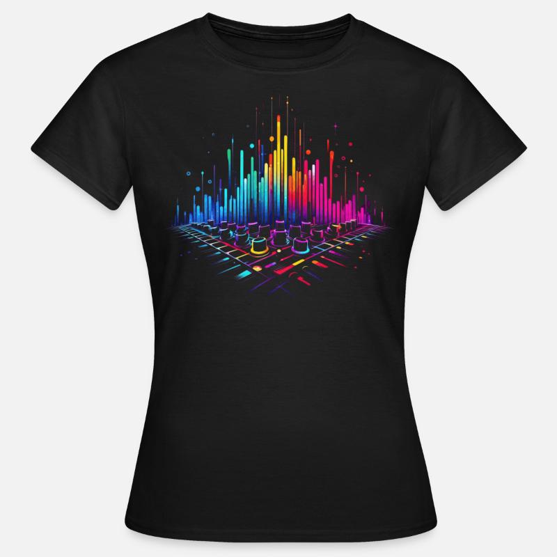 Electronic Music Equalizer Mixer - Women's T-Shirt - black