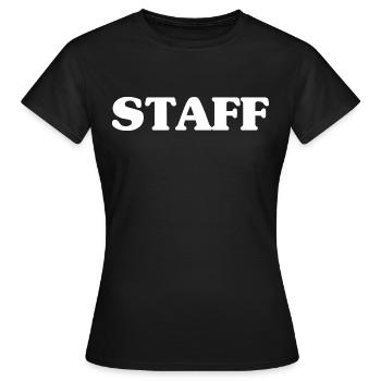 Staff Team Dipendenti Staff Team - Maglietta da donna - nero - Fronte - AI Model Female 172 dark (172cm)