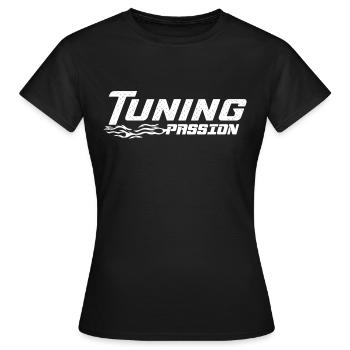 Tuning - Frauen T-Shirt - Schwarz - Vorne - AI Model Female 172 dark (172cm)