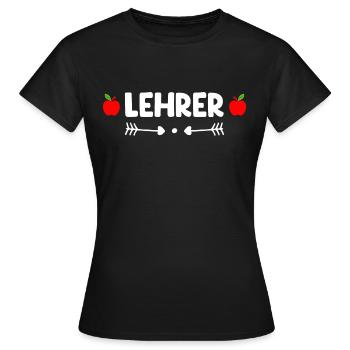 Lehrer - Frauen T-Shirt - Schwarz - Vorne - AI Model Female 172 dark (172cm)