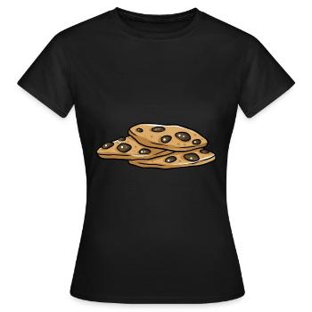 Biscuits - Women's T-Shirt - black - Front - AI Model Female 172 dark (172cm)
