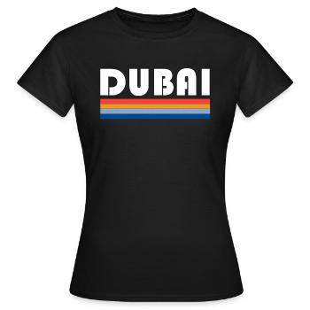 Dubai - Frauen T-Shirt - Schwarz - Vorne - AI Model Female 172 dark (172cm)