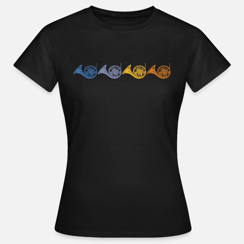 French horn - Women's T-Shirt - black