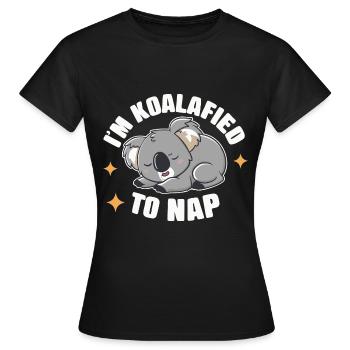 Koala Koala Koala Ours Koala Animal - T-shirt Femme - noir - Devant - AI Model Female 172 dark (172cm)