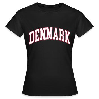 Danemark Danemark - T-shirt Femme - noir - Devant - AI Model Female 172 dark (172cm)
