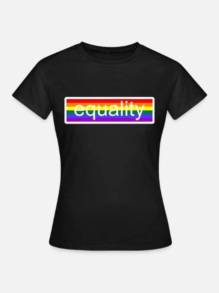 Equality - Frauen T-Shirt - Schwarz