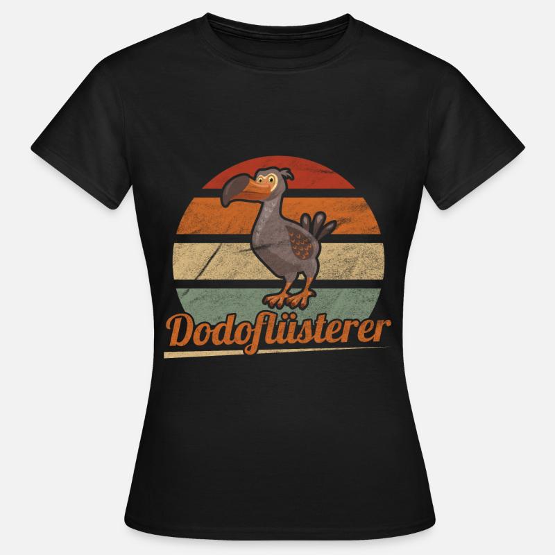Dodo Mauritius Vogel - Frauen T-Shirt - Schwarz