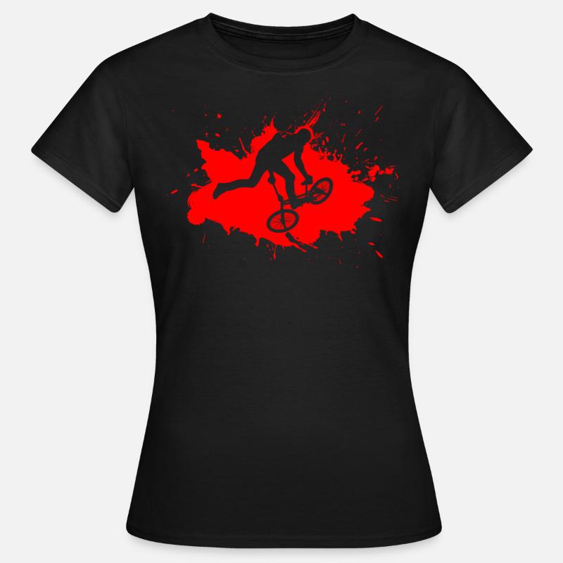 Bikedancer Red - Women's T-Shirt - black