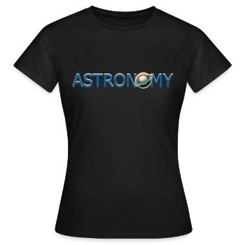Astronomy - Women's T-Shirt - black - Front - AI Model Female 172 dark (172cm)