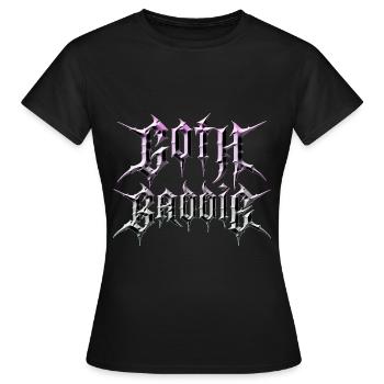 Méchant gothique ! Gothique Fille Gothique Esthétique - T-shirt Femme - noir - Devant - AI Model Female 172 dark (172cm)