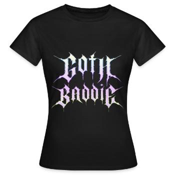 Méchant gothique ! Gothique Fille Gothique Esthétique - T-shirt Femme - noir - Devant - AI Model Female 172 dark (172cm)