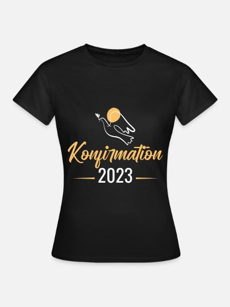 Konfirmand 2023 Konfirmation - Frauen T-Shirt - Schwarz
