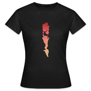 Escalade Alpinisme Escalade de la roche Escalade - T-shirt Femme - noir - Devant - AI Model Female 172 dark (172cm)
