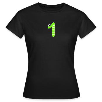 Numéro 1 Snake Kids - T-shirt Femme - noir - Devant - AI Model Female 172 dark (172cm)