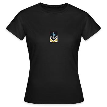 SBS - Women's T-Shirt - black - Front - AI Model Female 172 dark (172cm)