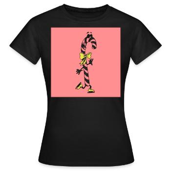 Joyeux noel - T-shirt Femme - noir - Devant - AI Model Female 172 dark (172cm)