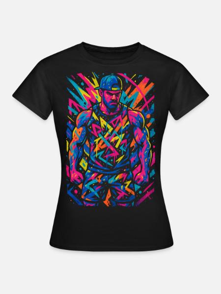 Néons - T-shirt Femme - noir