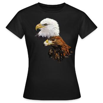 Aigles - T-shirt Femme - noir - Devant - AI Model Female 172 dark (172cm)