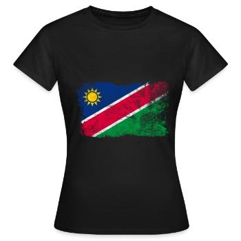 Namibie - T-shirt Femme - noir - Devant - AI Model Female 172 dark (172cm)