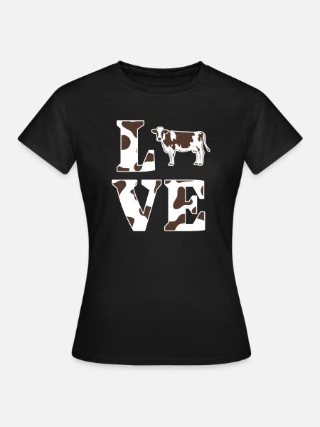 vache - T-shirt Femme - noir