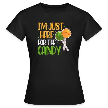Halloween sweets Lolli sweet sour - Women's T-Shirt - black - Front - AI Model Female 172 dark (172cm)
