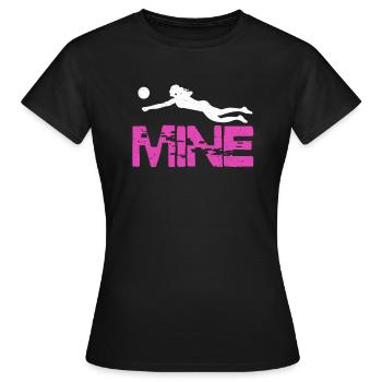 Volley Beach Volleyball Beach Volleyball Gift - Women's T-Shirt - black - Front - AI Model Female 172 dark (172cm)