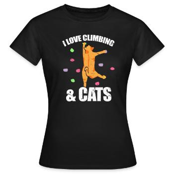Grimpeur grimpeur - T-shirt Femme - noir - Devant - AI Model Female 172 dark (172cm)