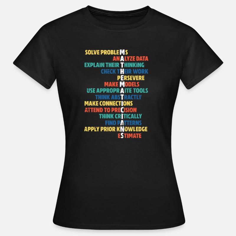 maths - Women's T-Shirt - black