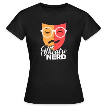 Théâtre scène comédie musicale répétitions cadeau - T-shirt Femme - noir - Devant - AI Model Female 172 dark (172cm)