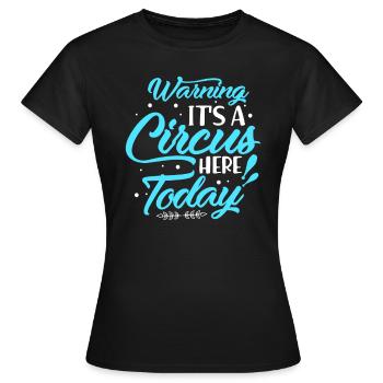 Cirque - T-shirt Femme - noir - Devant - AI Model Female 172 dark (172cm)