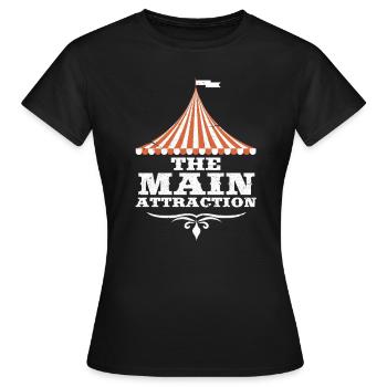 Cirque - T-shirt Femme - noir - Devant - AI Model Female 172 dark (172cm)