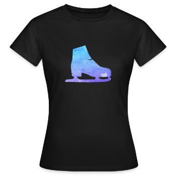 Eiskunstlauf - Frauen T-Shirt - Schwarz - Vorne - AI Model Female 172 dark (172cm)