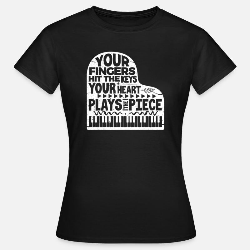 piano - Women's T-Shirt - black