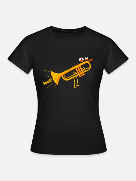 trompette - T-shirt Femme - noir