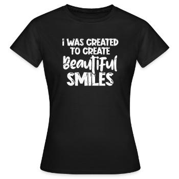Dentiste Dentiste Dentiste Cadeau De Dentiste - T-shirt Femme - noir - Devant - AI Model Female 172 dark (172cm)