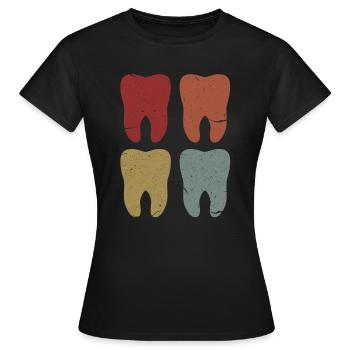 Dentiste Dentiste Dentiste Cadeau De Dentiste - T-shirt Femme - noir - Devant - AI Model Female 172 dark (172cm)