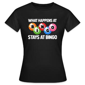 loto - T-shirt Femme - noir - Devant - AI Model Female 172 dark (172cm)