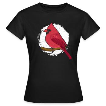 Cardinal - T-shirt Femme - noir - Devant - AI Model Female 172 dark (172cm)