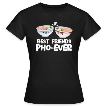Pho Freundschaft - Frauen T-Shirt - Schwarz - Vorne - AI Model Female 172 dark (172cm)